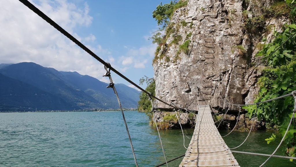 Klettersteig Fia Ferratta Sasse - Panorama am Idrosee