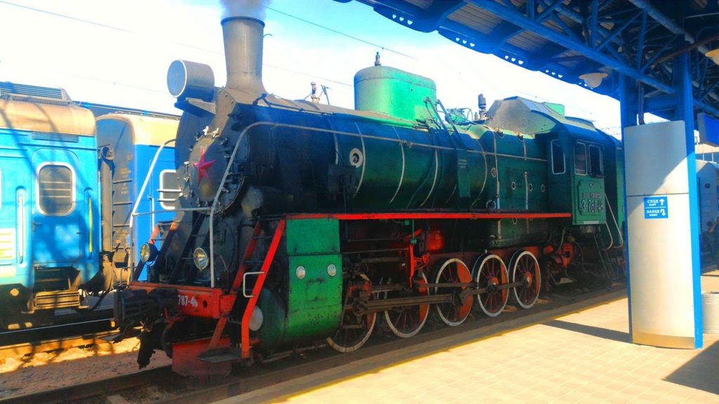 Kiev steam train tour by steam locomotive ER 787-46