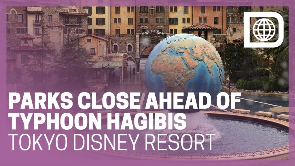 Tokyo Disney Resort Closed Ahead of Typhoon Hagibis