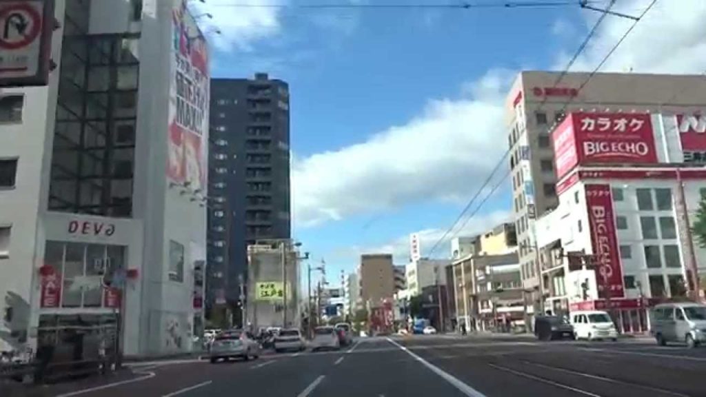 アキーラさんドライブ③高知県高知市・市街地！City-central of Kochi-city in Japan
