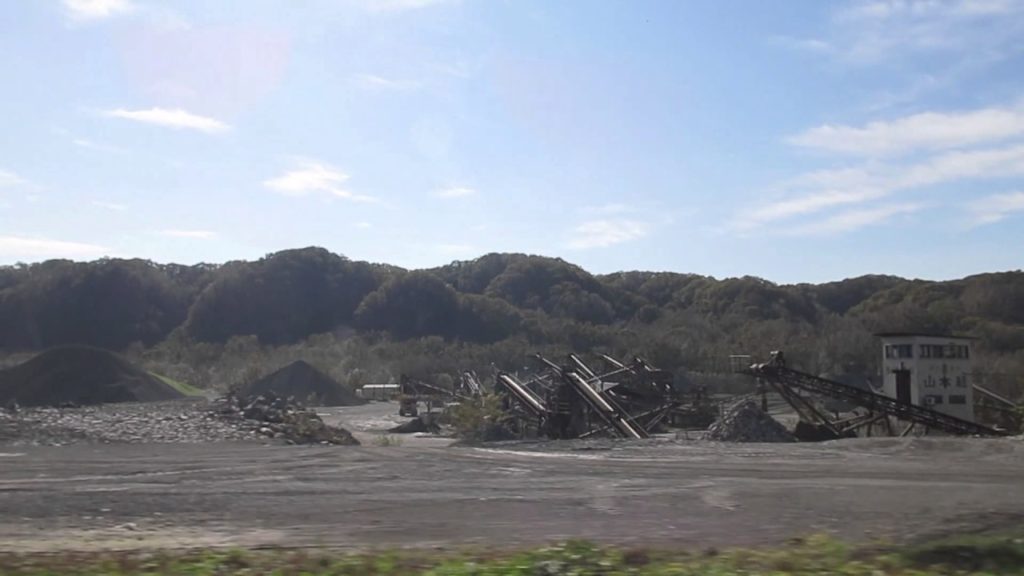 Drive from Chitose to Date Hokkaido Japan