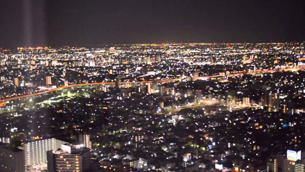 名古屋マリオットアソシアホテル47階からの夜景