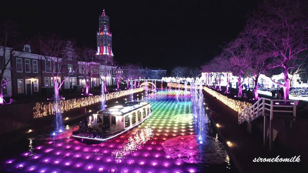 Light Show ハウステンボス 世界最大級イルミネーション 光の王国 HUIS TEN BOSCH Kingdom of Lights in Nagasaki Japan Light Show ハウステンボス 世界最大級イルミネーション 光の王国 HUIS TEN BOSCH Kingdom of Lights in Nagasaki Japan