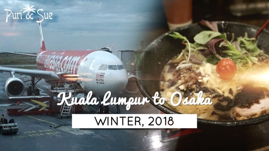 Best Ramen We've Ever Had in Osaka!! (Travelling from Kuala Lumpur to Osaka)