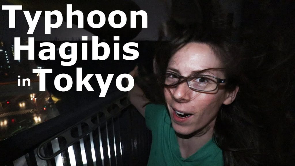 Typhoon Hagibis in Tokyo, Japan