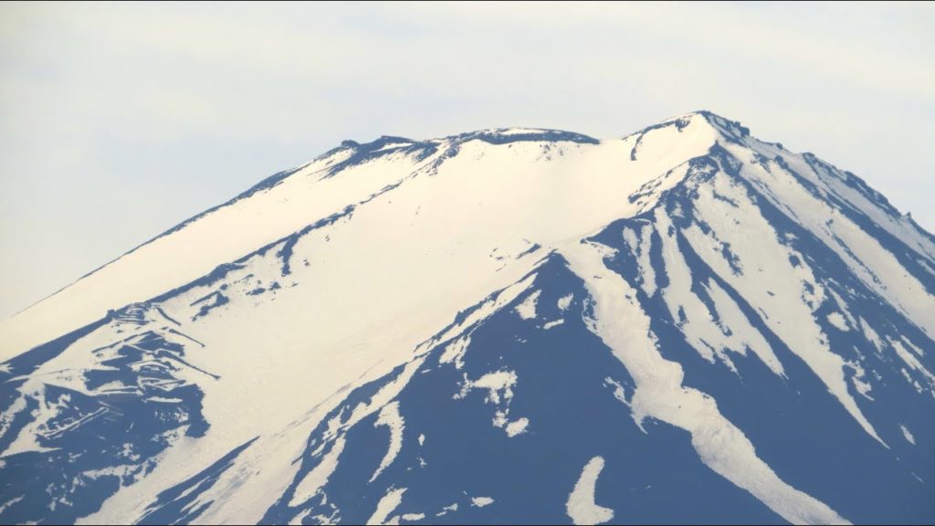 Japan Shinkansen Passing Mount Fuji At Most Scenic Section