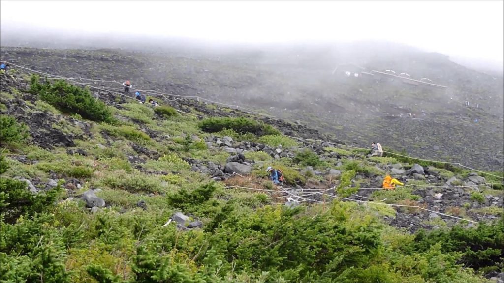 Fujinomiya Trail on Mount Fuji