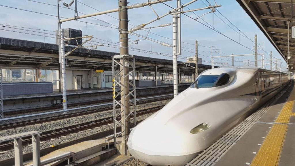 Shinkansen N700 Series (Kakegawa to Hamamatsu) Cruising at 300 km/h