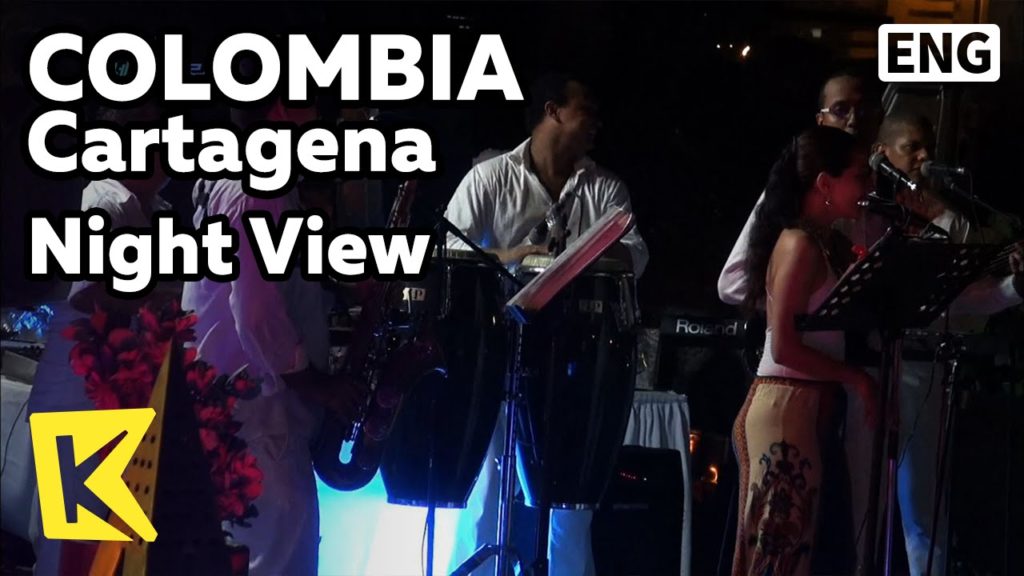 【K】Colombia Travel-Cartagena[콜롬비아 여행-카르타헤나]로맨틱한 구시가지의 야경/Cartagena/Night View