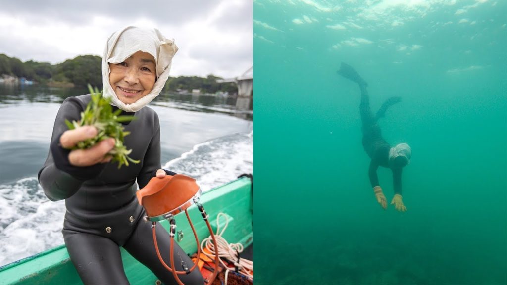 CETTE MAMIE EST UNE VÉRITABLE SIRÈNE (Shima - Japon)