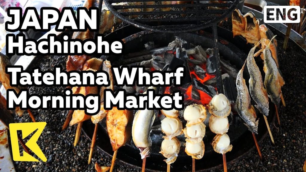 【K】Japan Travel-Hachinohe[일본 여행-하치노헤]다테하나 안벽의 새벽시장/Tatehana Wharf Morning Market/Chicken/Fish truck
