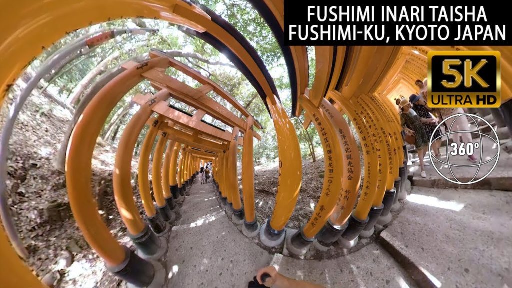 Vr360 5K – Fushimi Inari Shrine – Torii Gates Kyoto Japan – GoPro Max Vr360 5K - Fushimi Inari Shrine - Torii Gates Kyoto Japan - GoPro Max