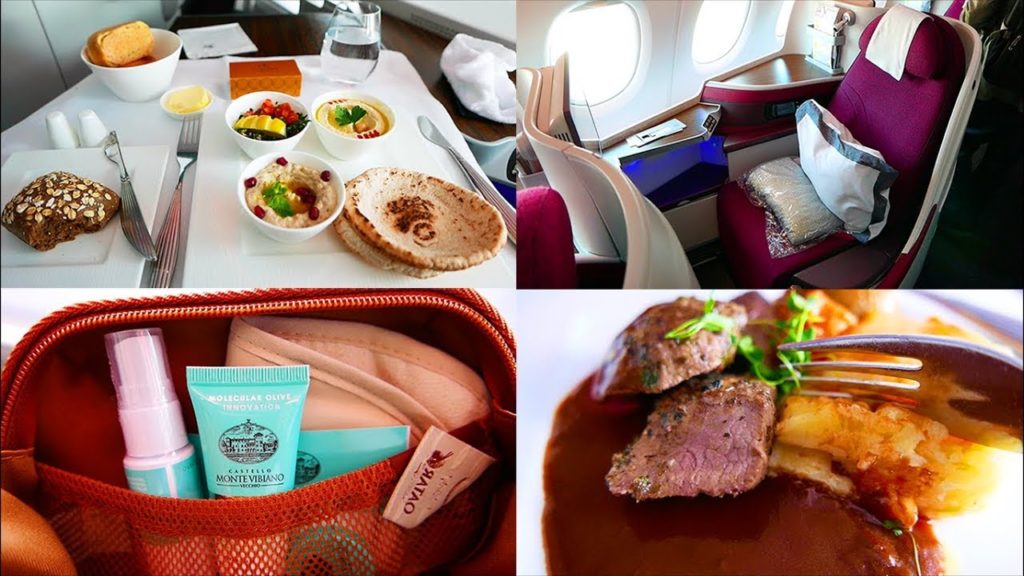 QATAR AIRWAYS Business Class Flight LONDON to SEOUL via DOHA