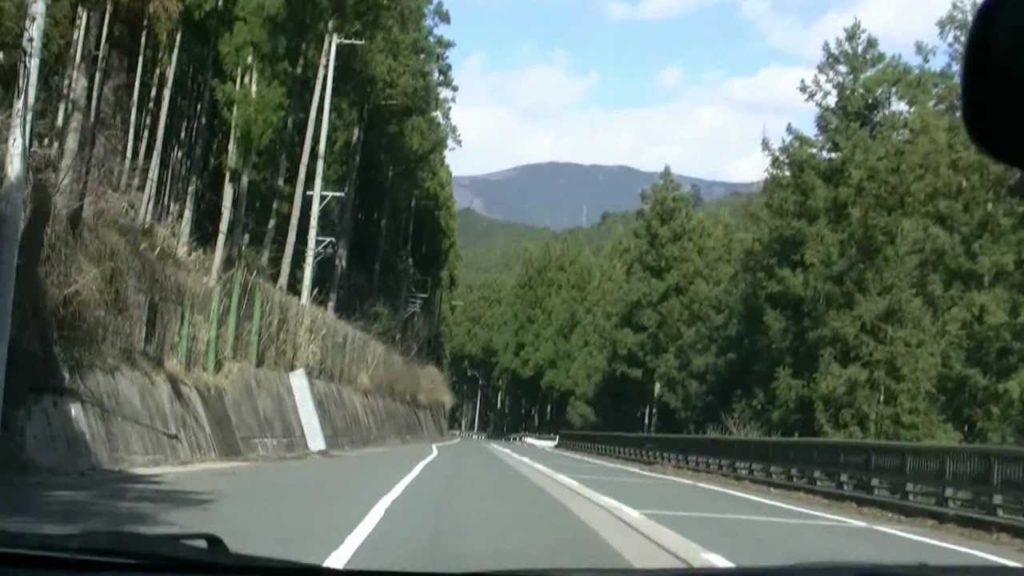 桜・秋葉街道2(国道１５２号）北上・浜松市,National-road152,Hamamatsu,Japan