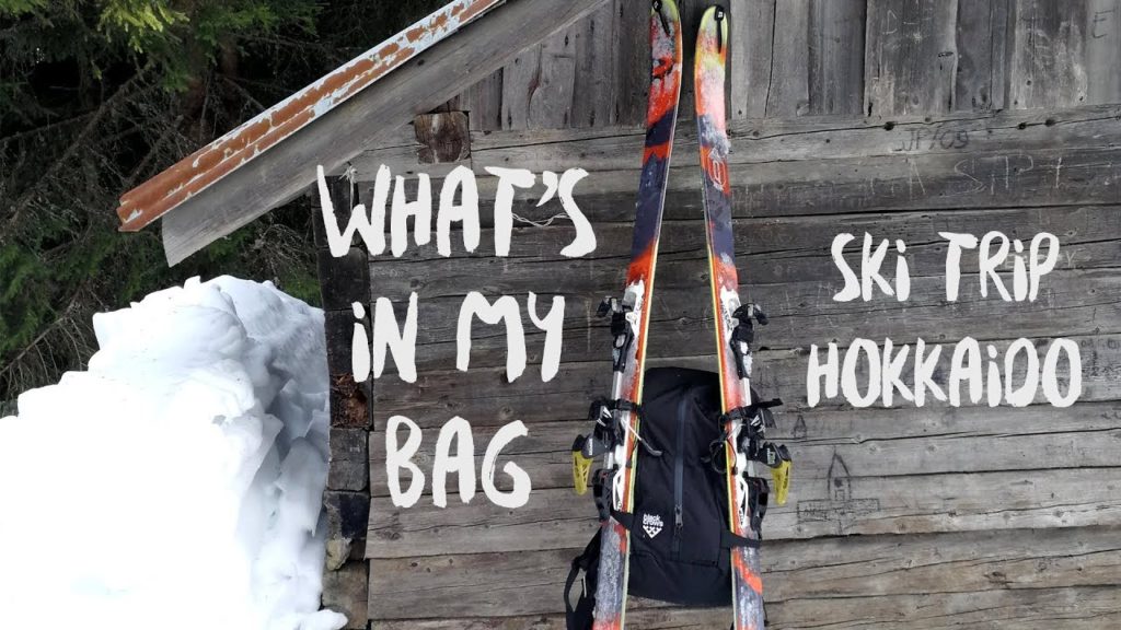 What's in my bag pour un ski trip à Hokkaido