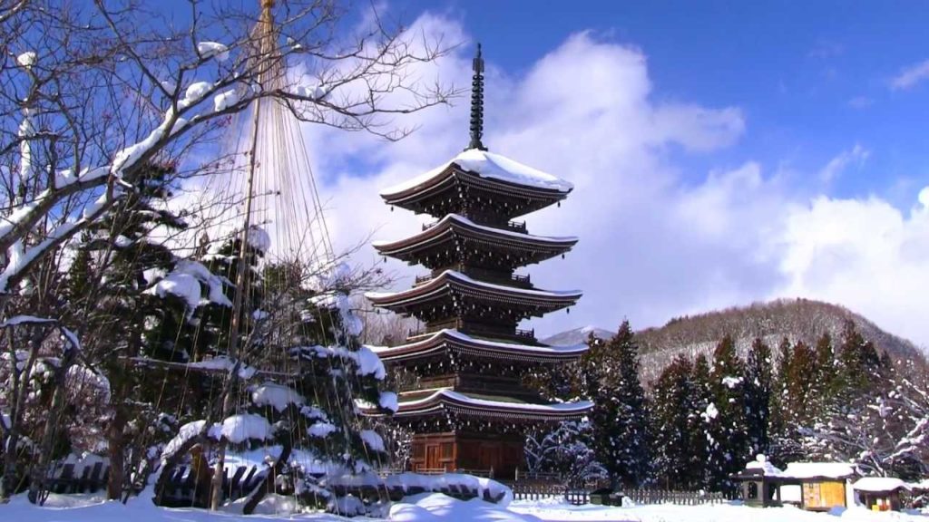 Jogi Nyorai 宮城・定義如来 西方寺(定義山)美しい雪景色 Snow Scenery of Saihouji Temple in Miiyagi Japan Jogi Nyorai 宮城・定義如来 西方寺(定義山)美しい雪景色 Snow Scenery of Saihouji Temple in Miiyagi Japan