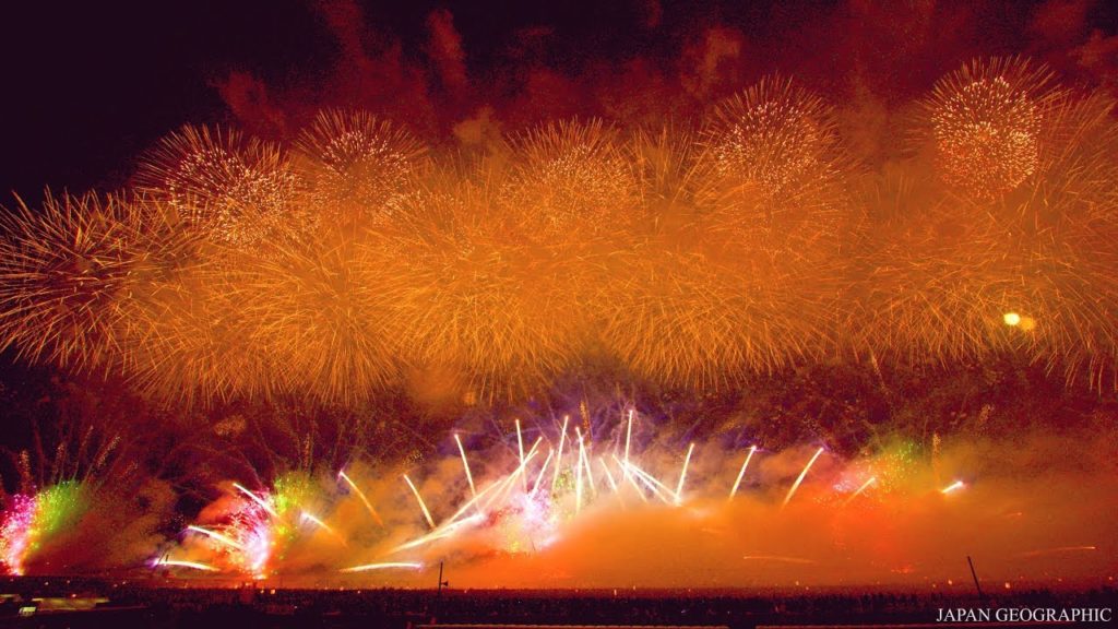 JG☆☆☆☆☆8K HDR 秋田 大曲の花火2019 高画質高音質版 大会提供花火クライマックス  Akita,Omagari Fireworks,Presentation by the Host