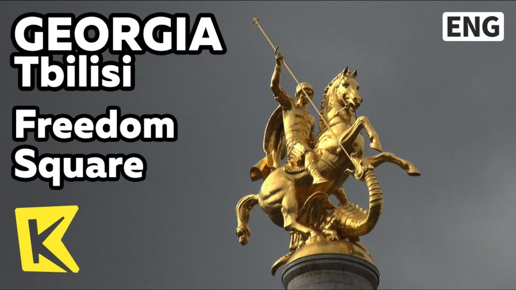 【K】Georgia Travel-Tbilisi[조지아 여행-트빌리시]성 조지 동상/Freedom Square/George Statue/Sameba Cathedral/Tbilisi