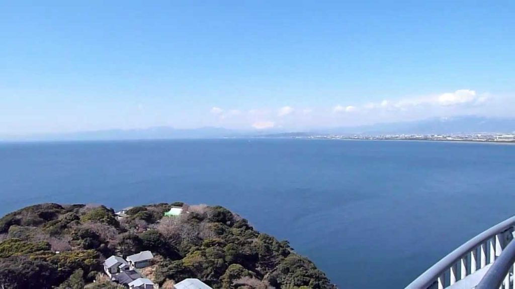Amazing view Enoshima 3/11 Mt. Fuji Japan