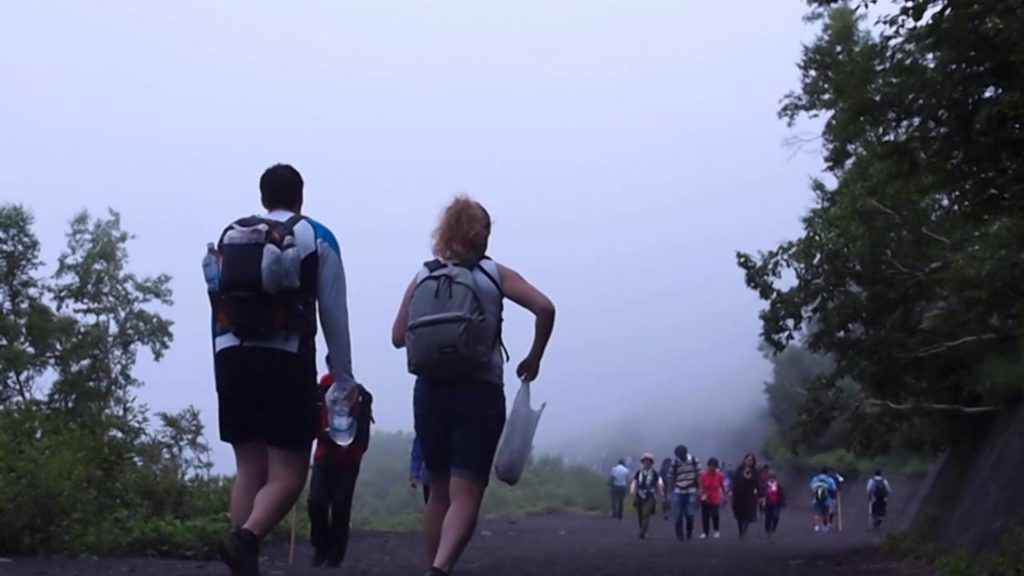 White Clouds on Mt. Fuji