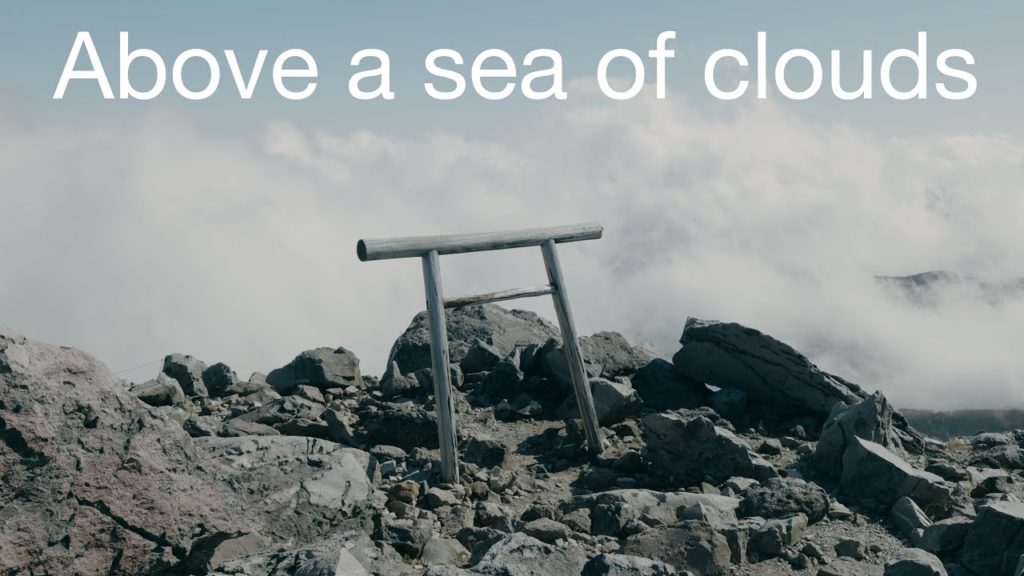 Above a sea of clouds - hike on the mountain trail - a cinematic travel film - just see the scenery