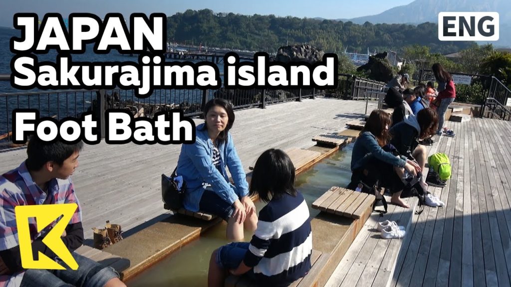 【K】Japan Travel-Sakurajima island[일본 여행-사쿠라지마섬]100미터 족욕탕/Foot Bath/Hot spring/Sea