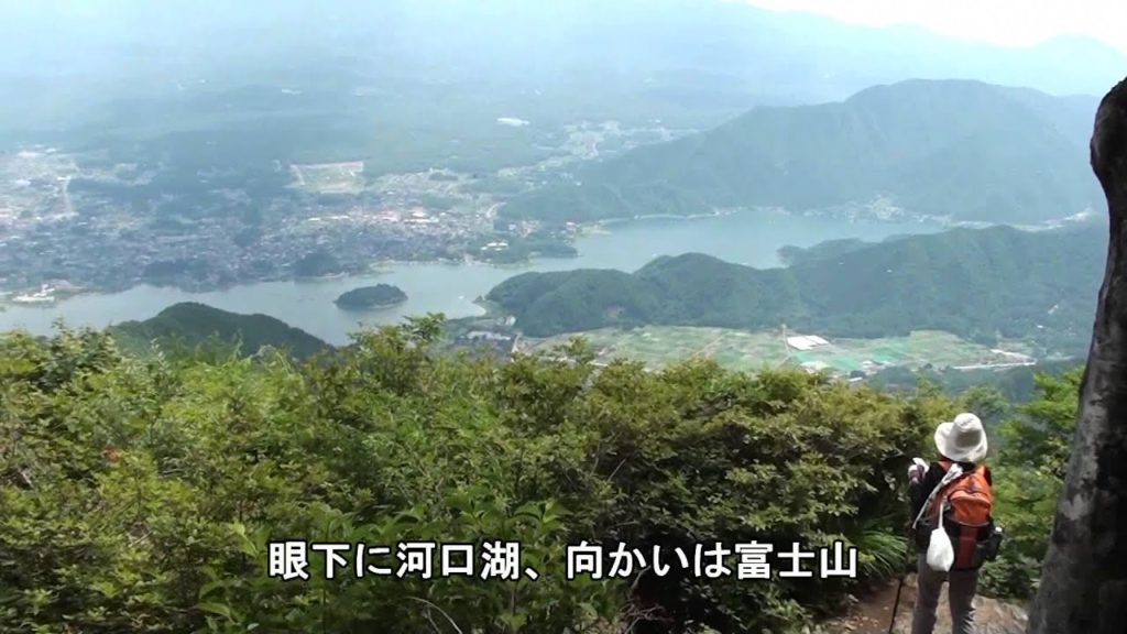 黒岳から河口湖富士山絶景 Kawaguchiko from Mt. Kurodake top, Mount Fuji super view