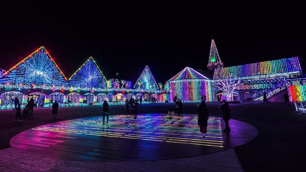 [4K]東京ドイツ村 ウィンターイルミネーション 2017-2018 関東三大イルミネーション Tokyo German Village Winter illuminations