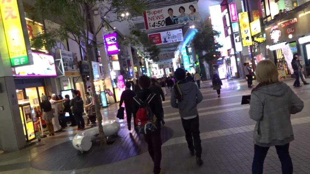 アキーラさん散策②熊本県・熊本市・市街地・下通アーケード街（繁華街）,Center of Kumamoto-city in Japan