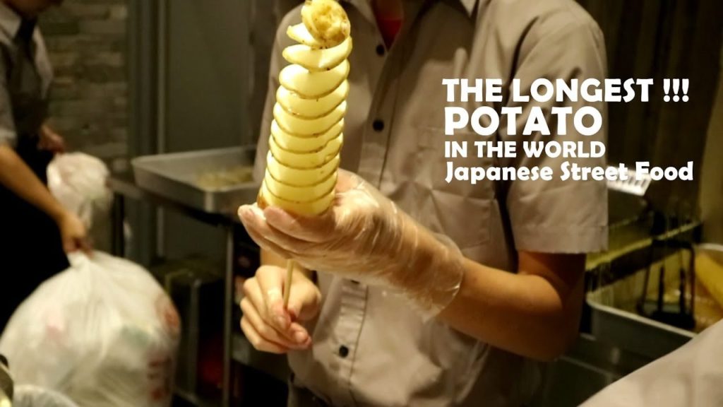 TORNADO POTATO | SPIRAL FRIED POTATO | JAPANESE STREET FOOD #392