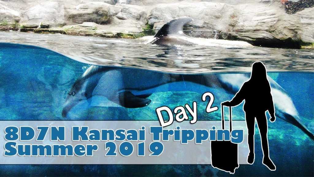 Day 2: Osaka Aquarium Kaiyukan & Shinsekai | Family Mart Cold Soba, World's Largest Aquarium
