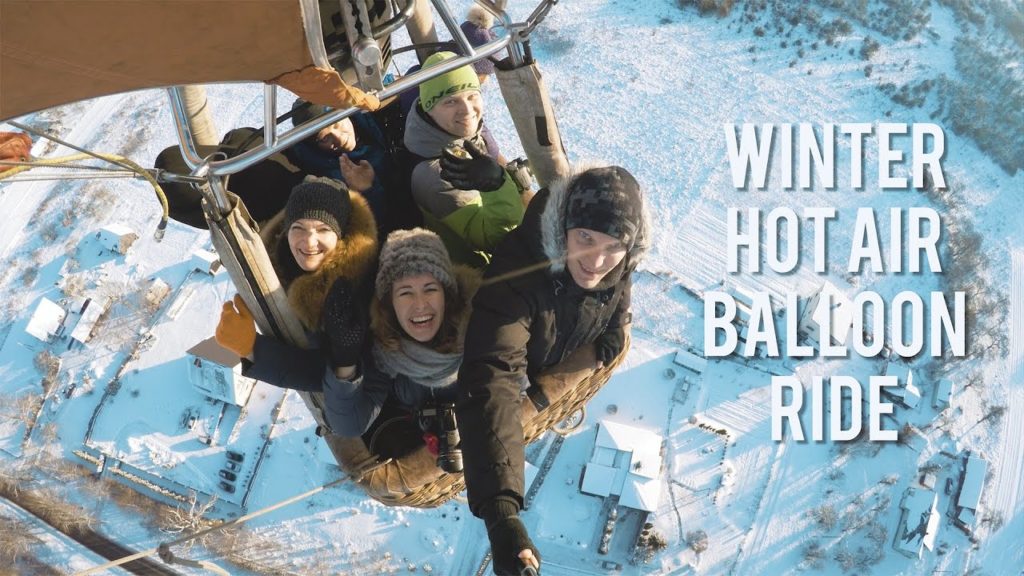 Winter Hot Air Balloon Ride