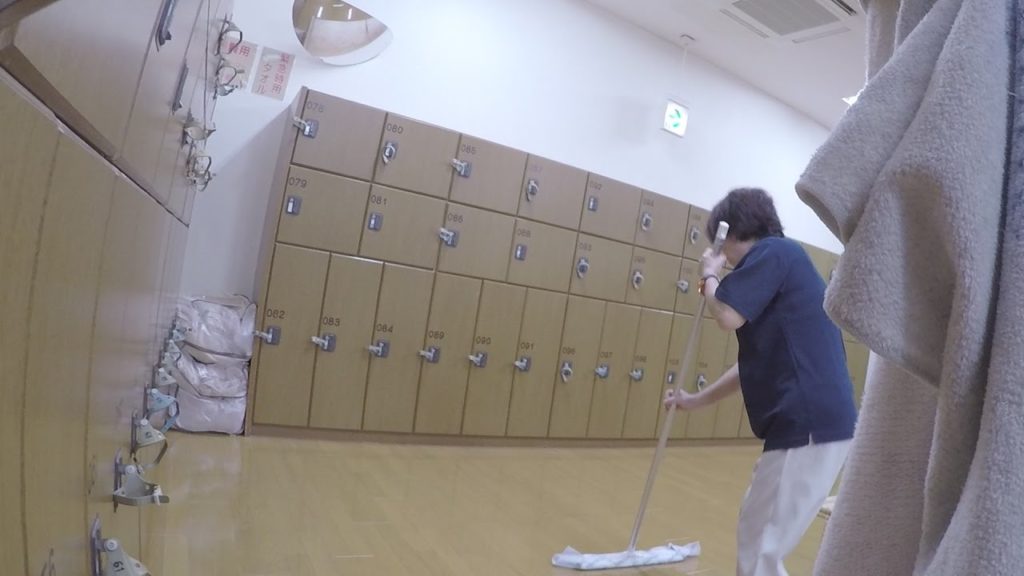 Women in the Male's Changing Room at Onsen in Japan????
