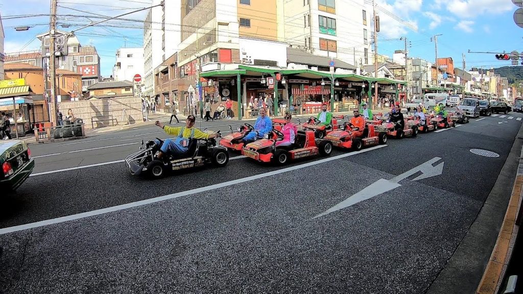 Real Mario Kart in Kyoto