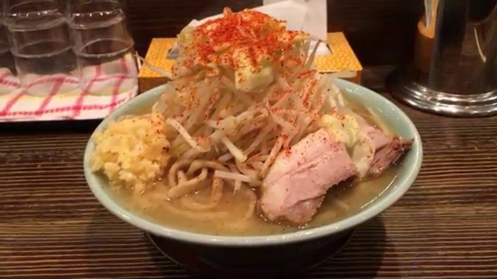 アキーラさん堪能①静岡県富士市・ラーメン大山・富士ピアゴ店・大麺大盛り(二郎系）！Ramen,Taizan,Fuji-city in Shizuoka prefecture,Japan