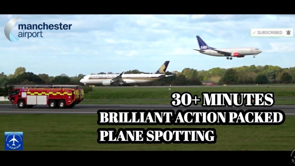 [HD] 30+ MINUTES Brilliant Action Packed Take-off Landings Plane Spotting |Manchester International