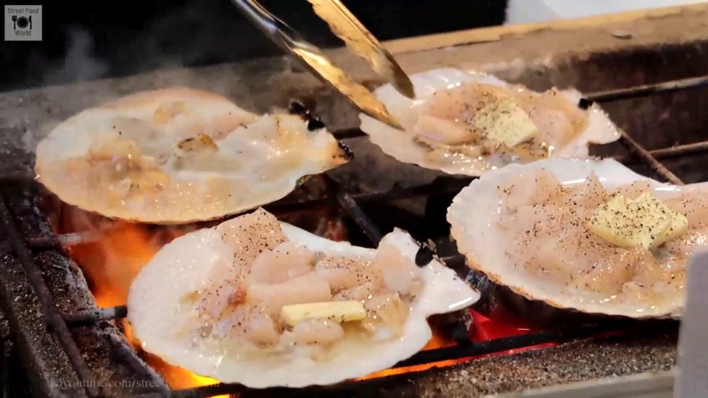 Seafood In Japan - Japanese Street Food