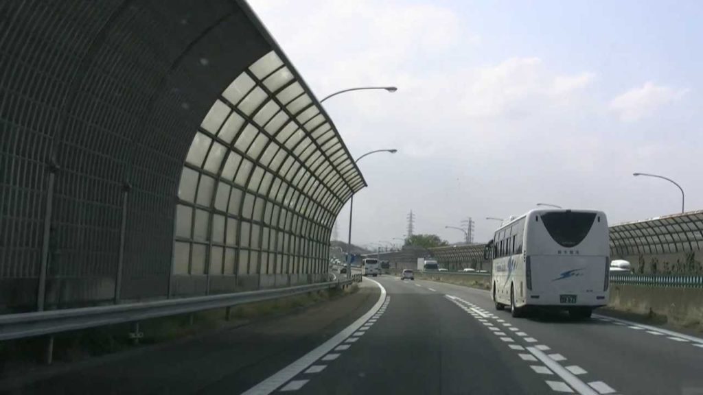 アキーラさんドライブ①名神高速・京都南ＩＣ付近・Meishin-highway,Kyoto,Japan