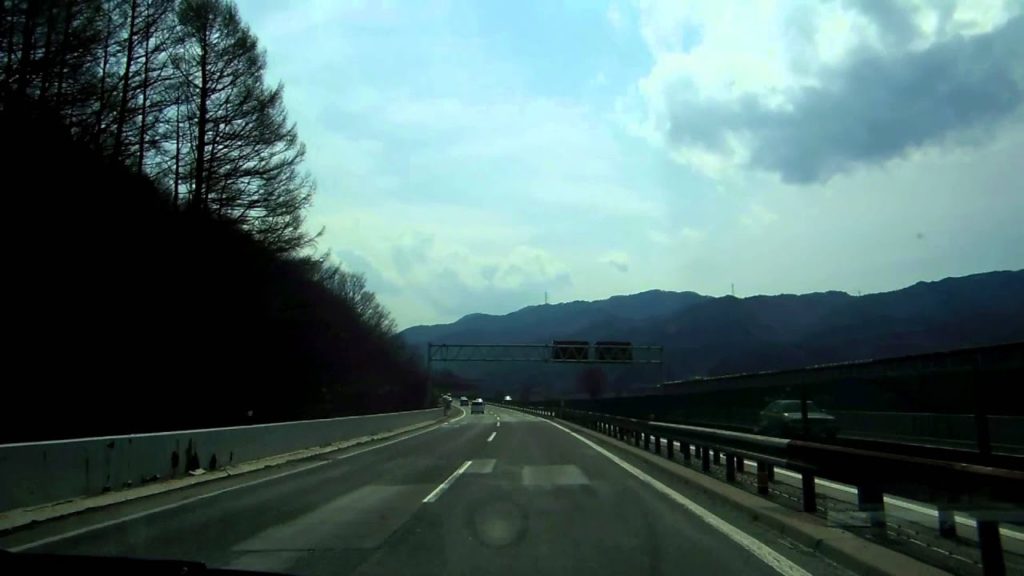 アキーラさん運転③長野自動車道・長野県諏訪ＪＣＴ付近,Nagano-highway,Nagano,Japan