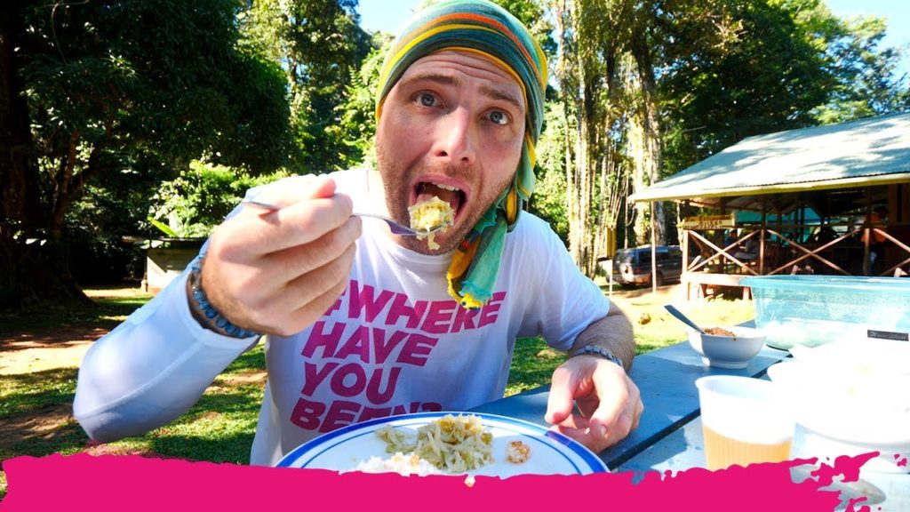 Local SURINAMESE FOOD + CRAZY Road trip & Hike to Browns Mountain Waterfalls | Brownsweg, Suriname