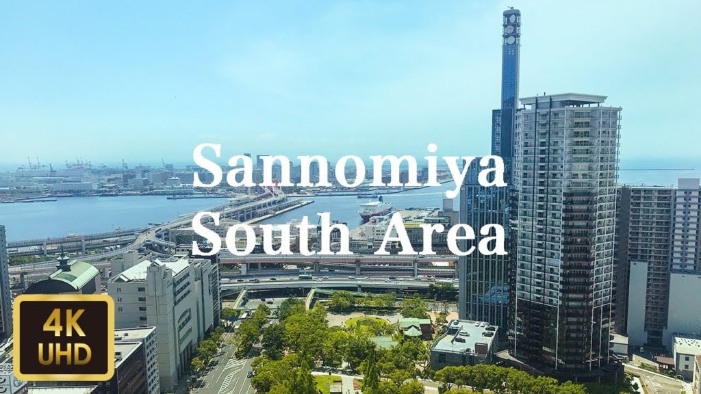 DJI Osmo Pocket -神戸の三ノ宮南側を散歩 Walk around Sannomiya south area in Kobe【4K】【August 2019】