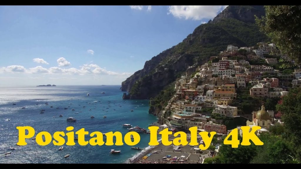 Walk around Positano Italy 4K.