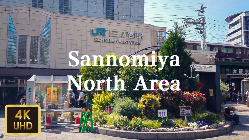 DJI Osmo Pocket -神戸の三ノ宮北側を散歩 Walk around Sannomiya North area in Kobe【4K】【August  2019】