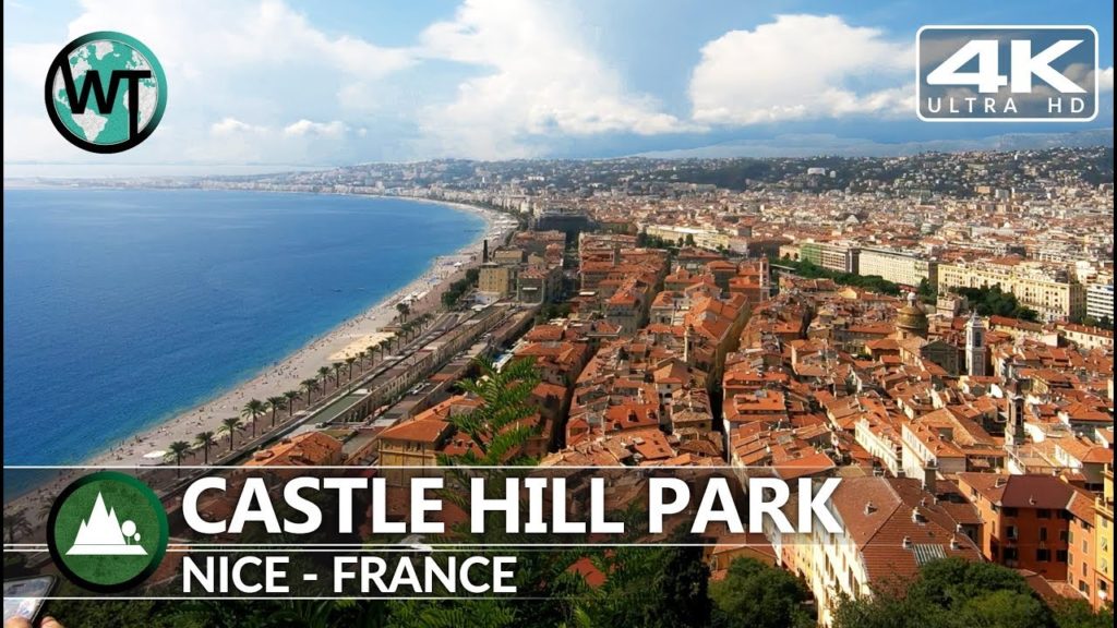 Castle Hill Park - Nice City - Walking Tour〚𝟒𝐊〛🇫🇷 France