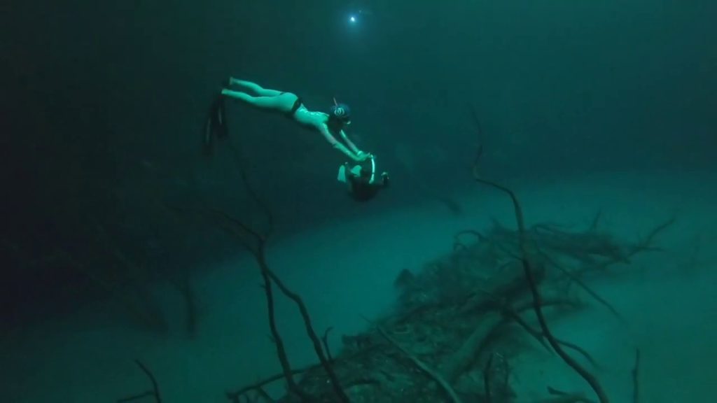 Freediving in the Cenotes