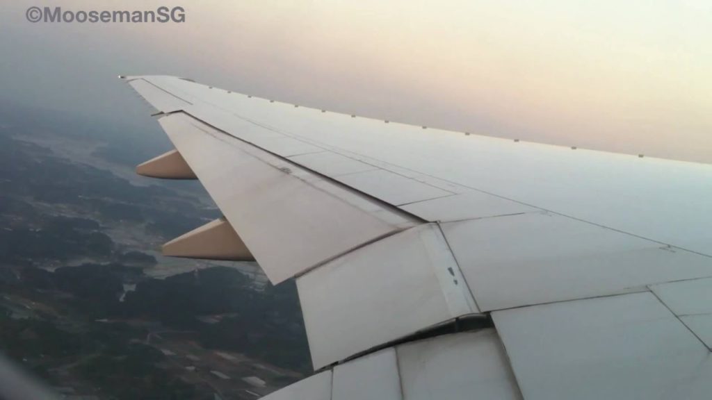 ✈ United Airlines sunset Tokyo Narita Takeoff with ATC