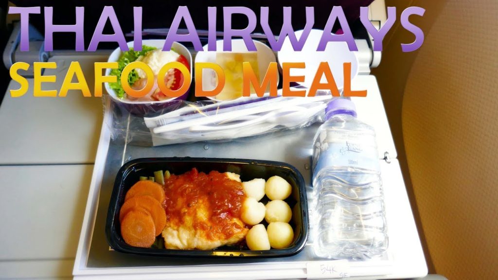 THAI AIRWAYS | SEAFOOD MEAL | INFLIGHT MEAL SERVICE | SPECIAL MEAL