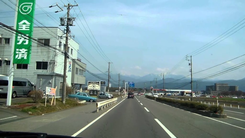 アキーラさん運転⑦中央高速道路・長野県伊那ＩＣ付近,Chuo-highway,Ina,Nagano,Japan