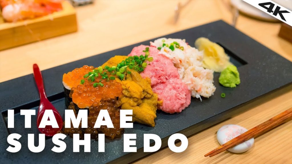 FRESH and Delicious Japanese SUSHI at Itamae Sushi Edo | Akasaka Mitsuke, Tokyo [4K]