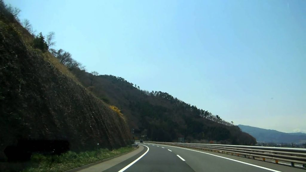 アキーラさん運転②長野自動車道・長野県更埴市付近,Nagano-highway,Nagano,Japan